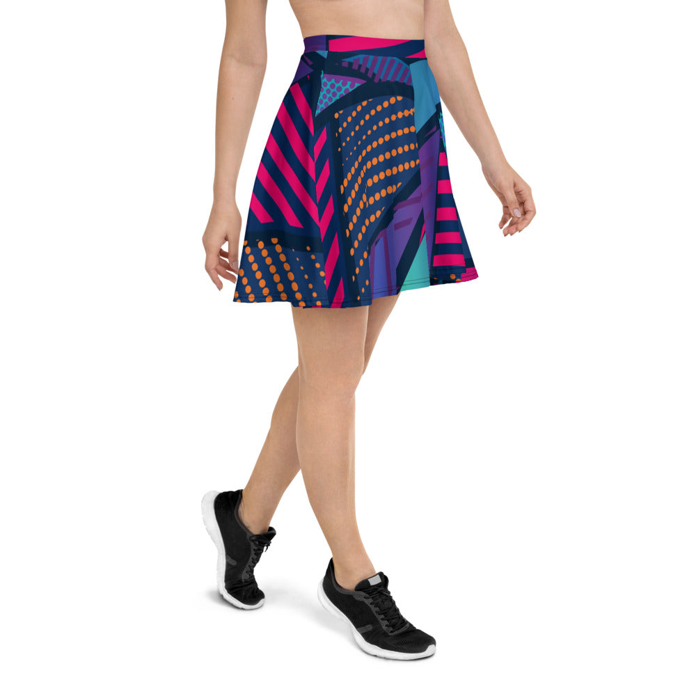 Spotted Skater Skirt