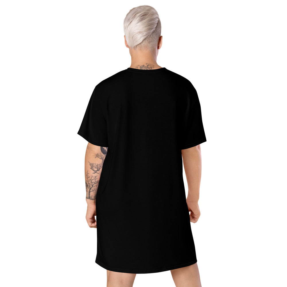 SDWL Black T-Shirt Dress