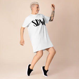 SDWL White T-Shirt Dress