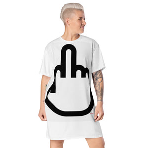 F@%& You White T-Shirt Dress