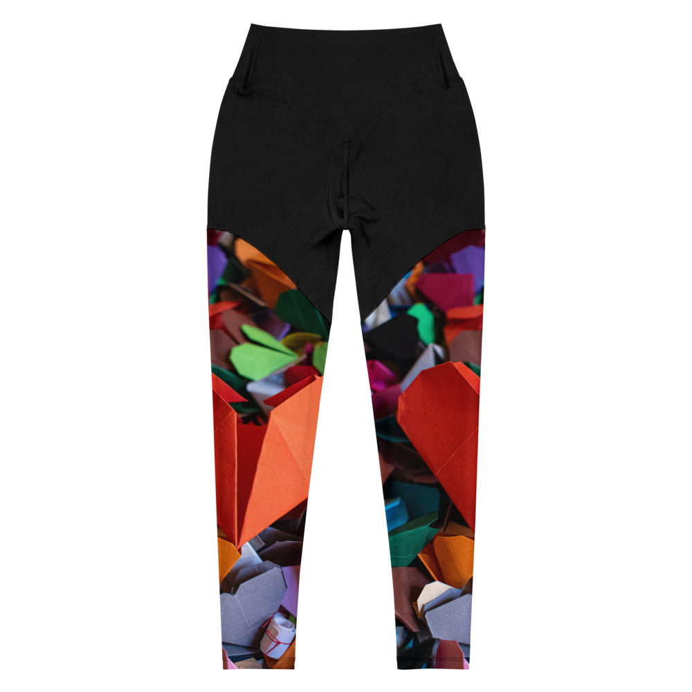 Paper Heart Sports Leggings