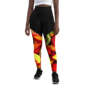 Summer Fruit Sports Leggings