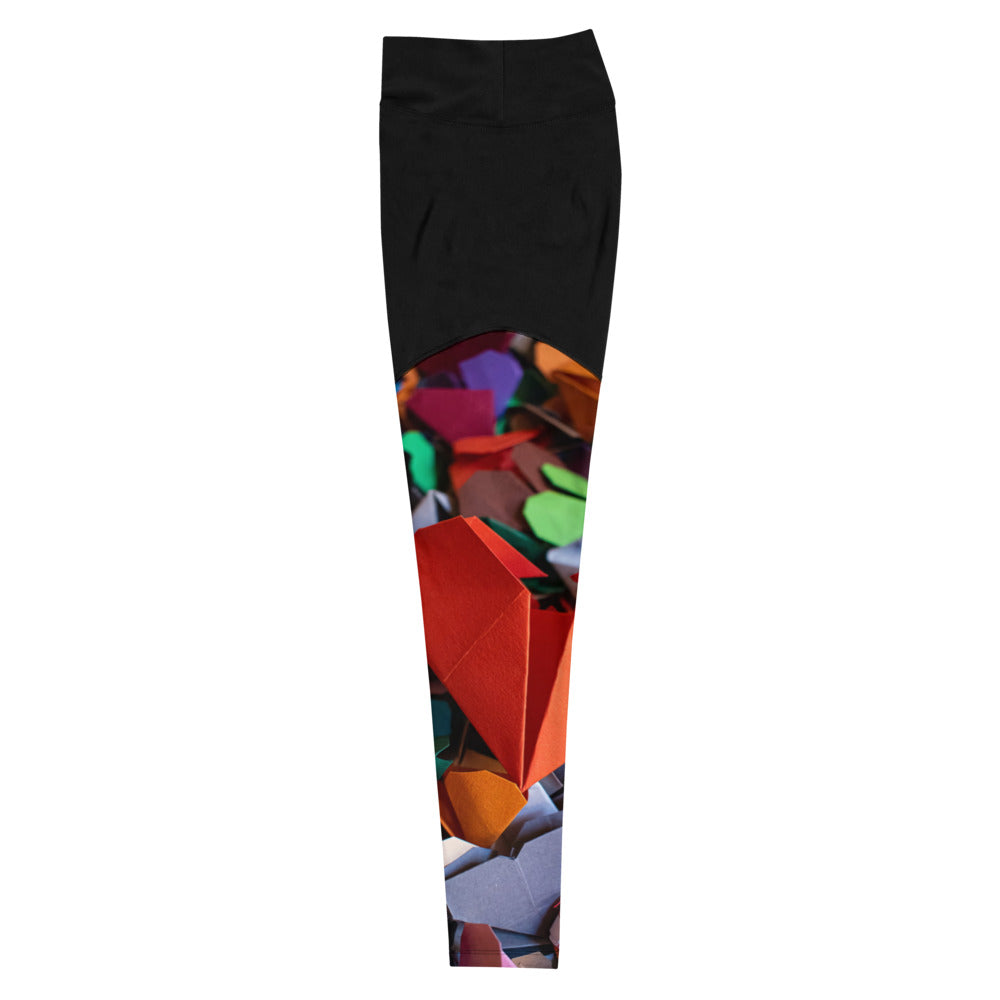 Paper Heart Sports Leggings